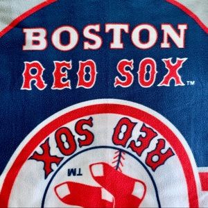 Boston Red Sox Fleece Blanket MLB Baseball Team Fan Stadium Soft Cozy Sports